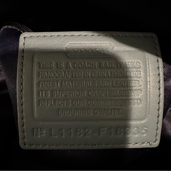 Coach Blue Tote Bag style F18335 (2011) - Picture 13 of 14